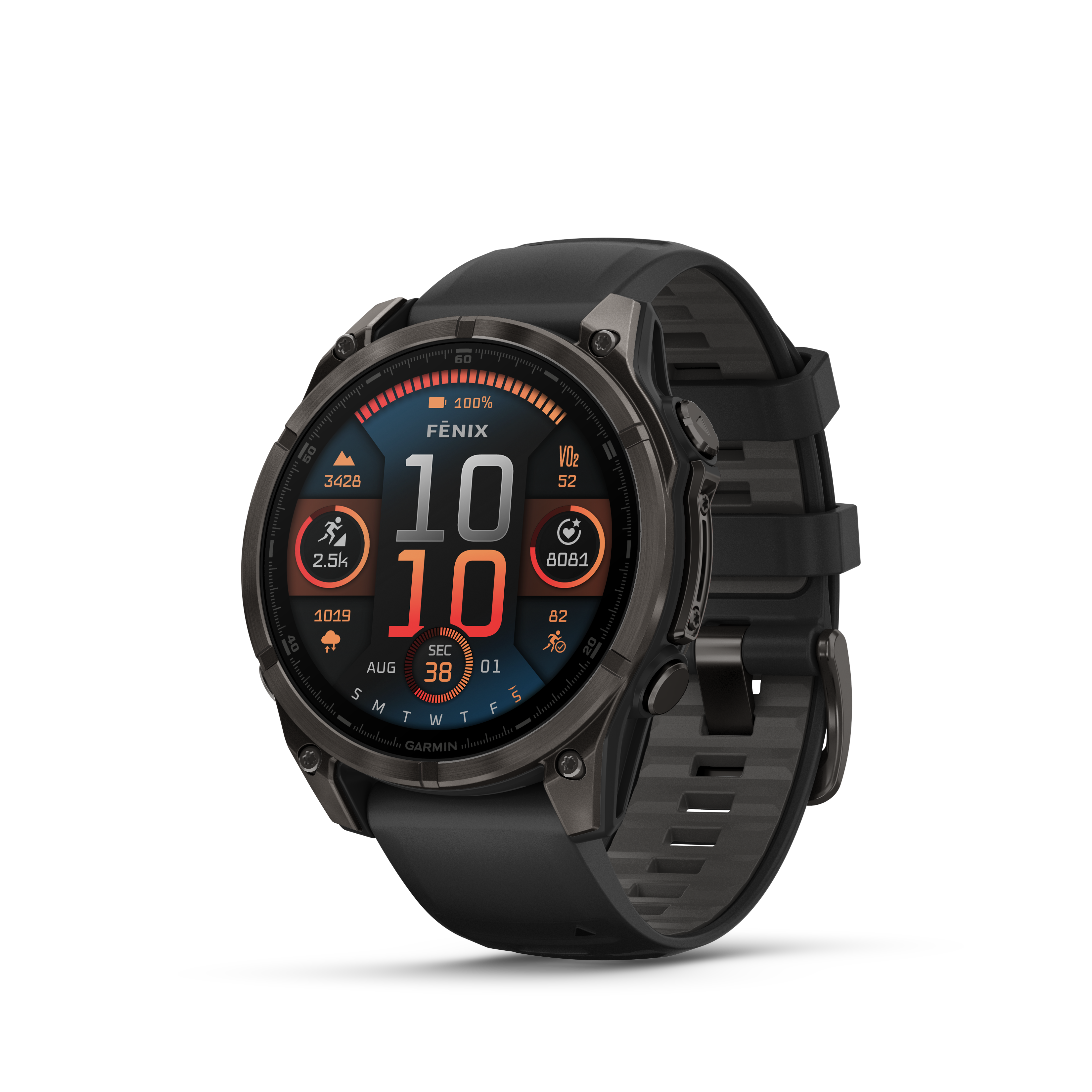 Fenix8_47_HR_CarbonGray_Black_Front-left_0015_fenix8_wf_43_51mm_sapphire_carbongray